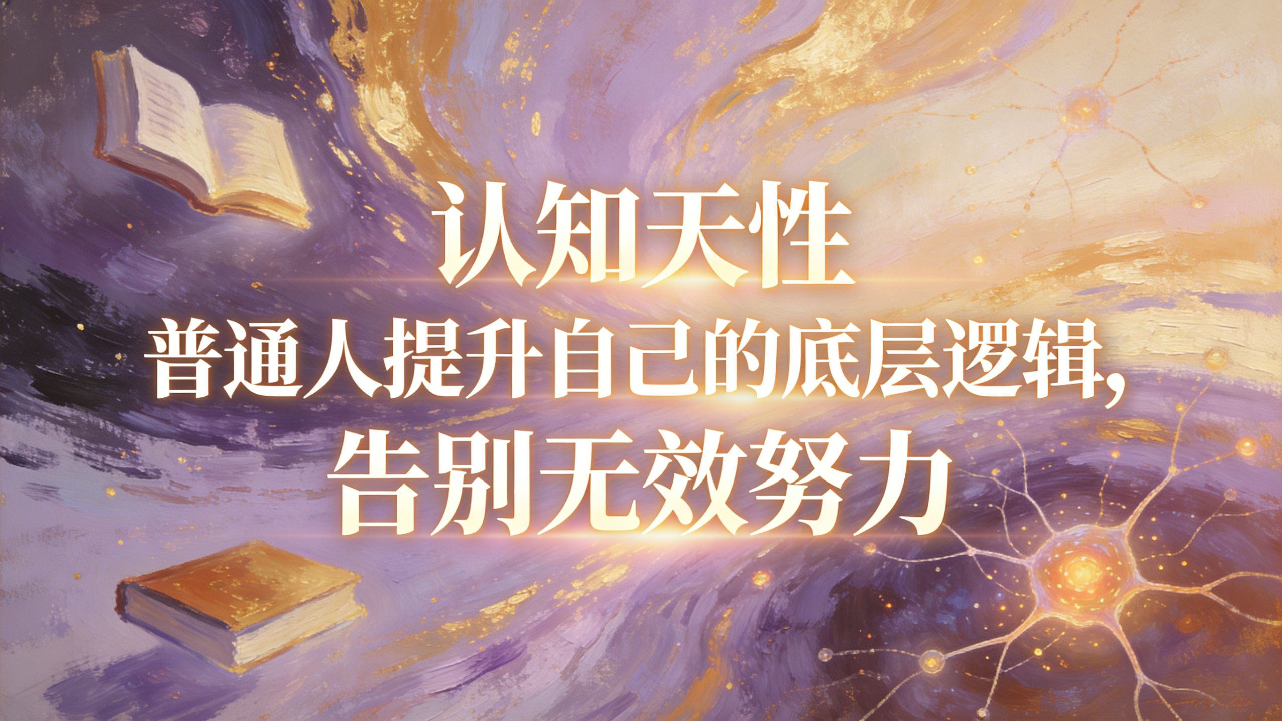 提升认知，告别无效努力